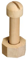 Holzgewinde Schraube Mutter-2